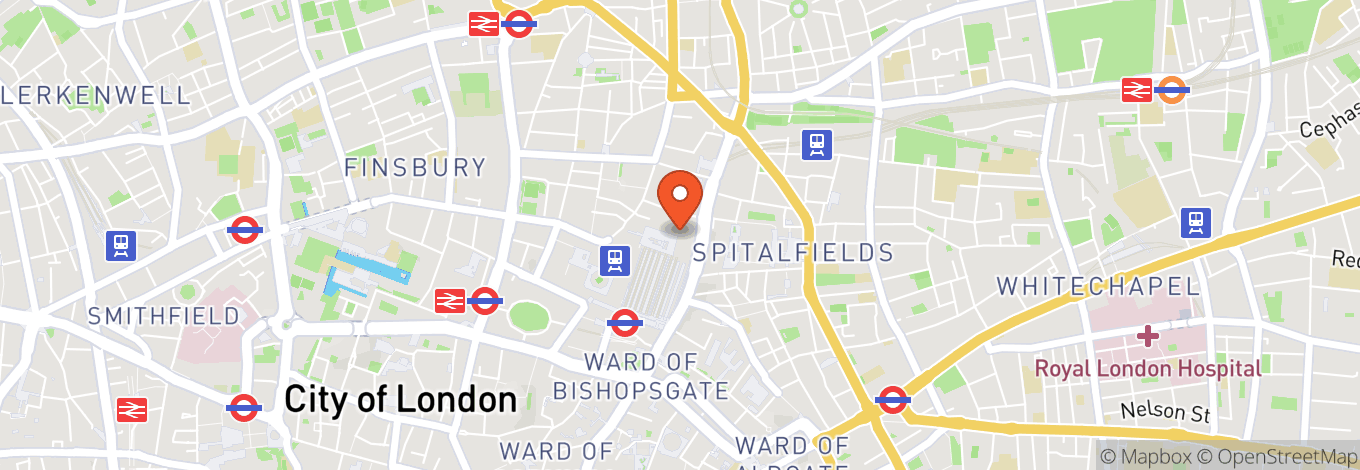 Map of Old Spitalfields Market