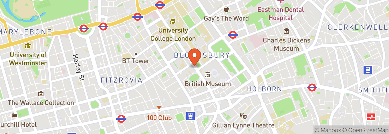 Map of Congress Centre in London