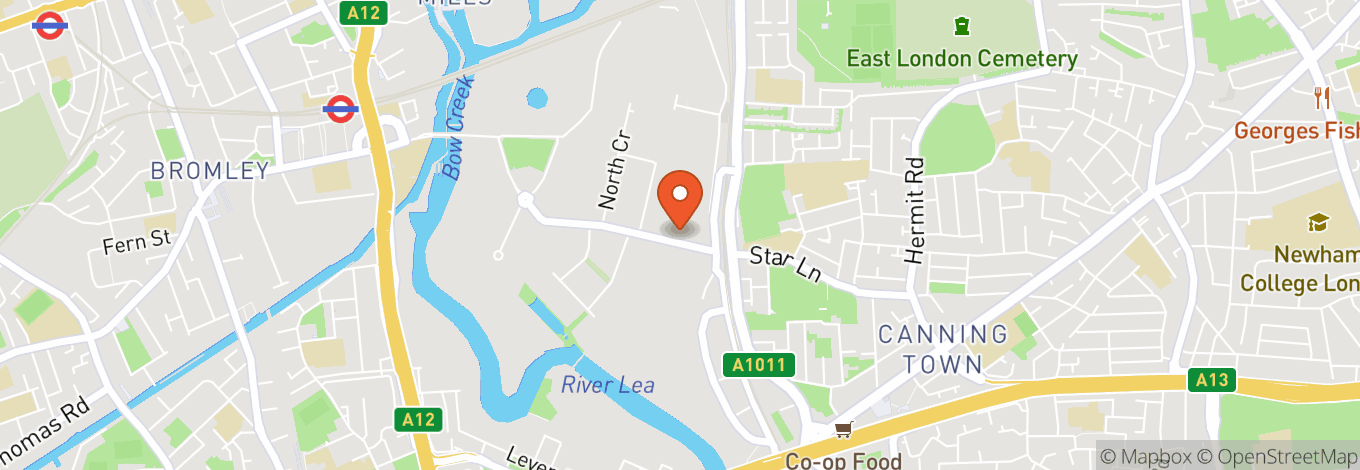 Map of Starlane Pizza Bar