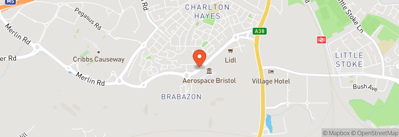 Map of Aerospace Bristol