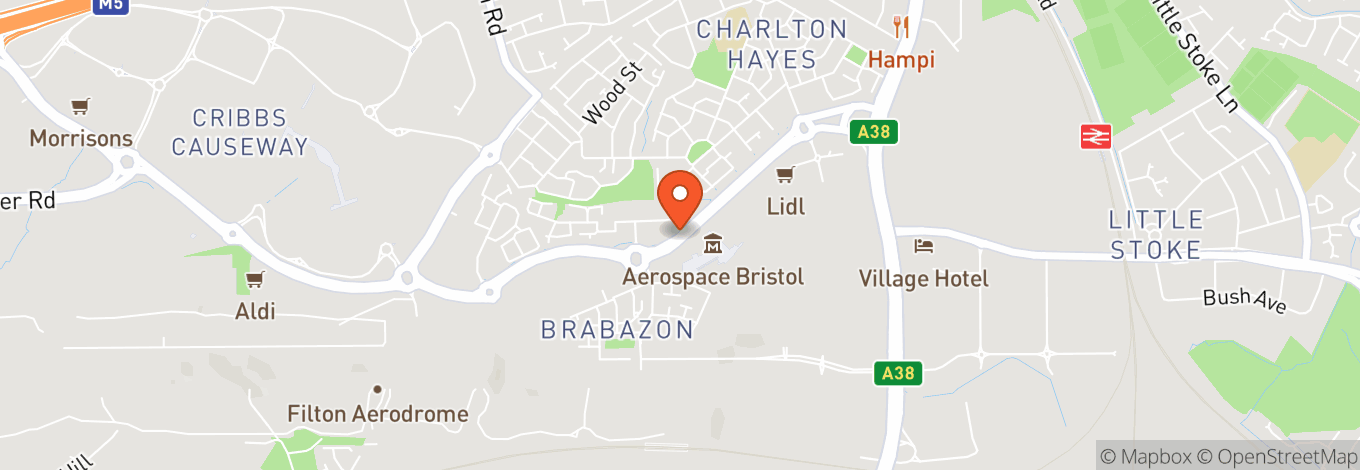 Map of Aerospace Bristol