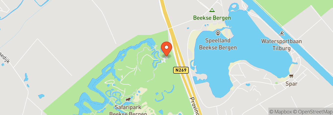 Map of Beekse Bergen