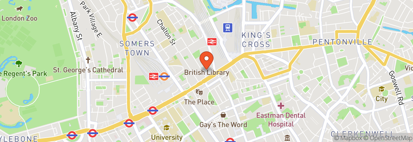 Map of The British Library