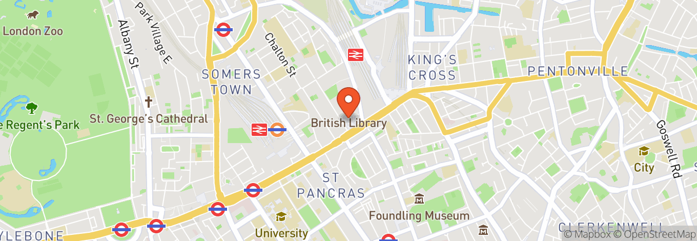 Map of The British Library