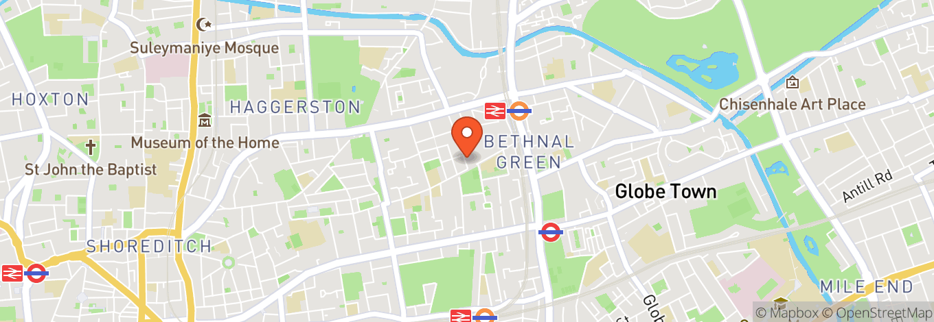 Map of Secret Location Paradise Row in London