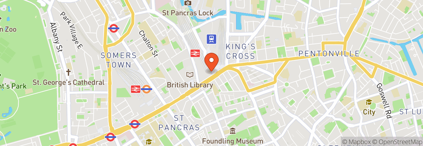 Map of St Pancras Clock Tower