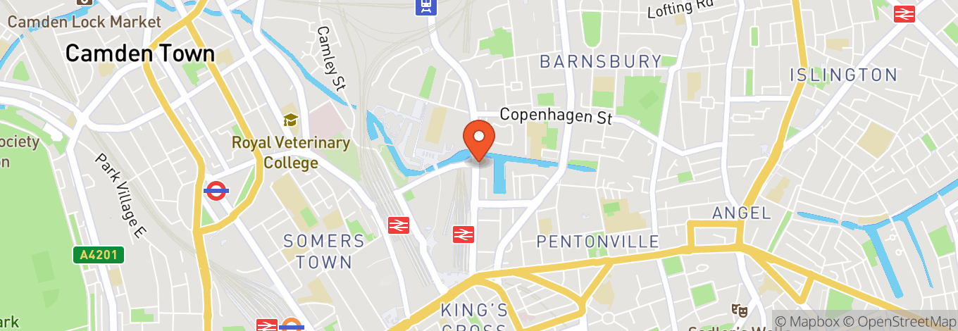 Map of Kings Place (Hall 1)