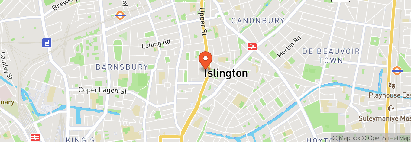 Map of Electric Ballroom In Camden Town