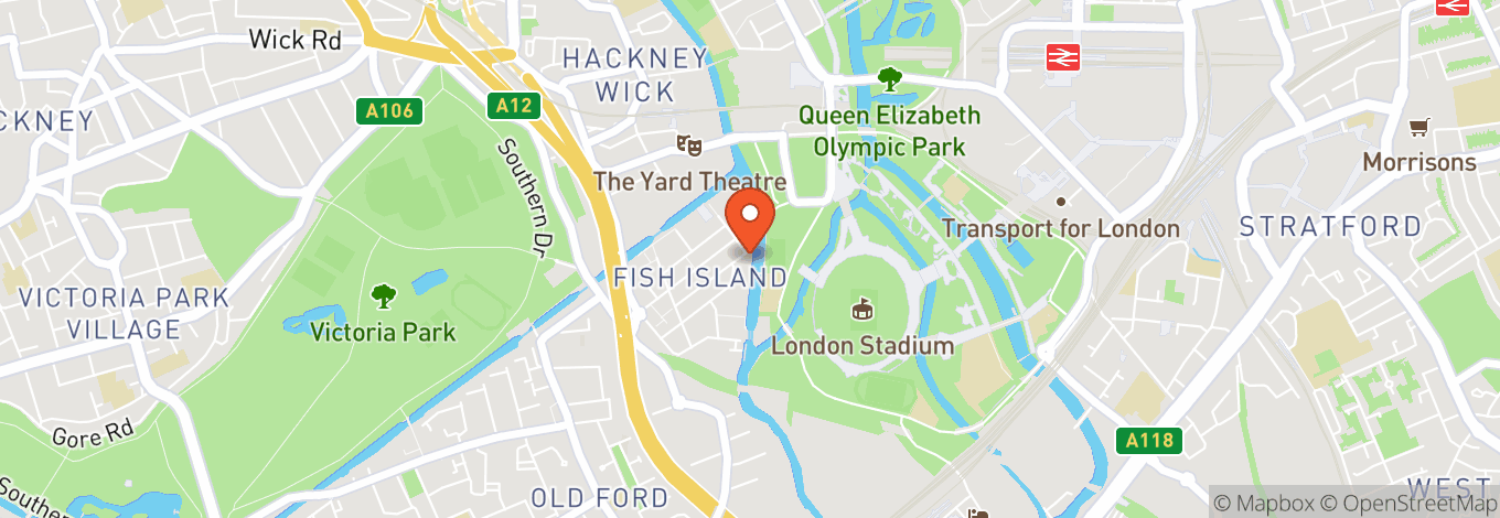 Map of Vittoria Wharf Studio