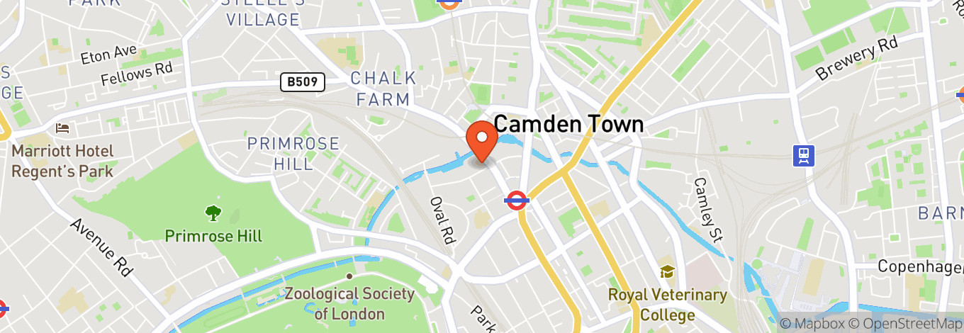 Map of Lock Inn Camden