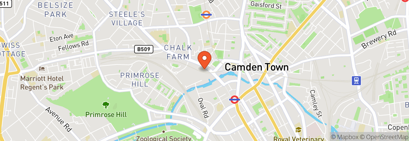 Map of The Dark Horse Camden