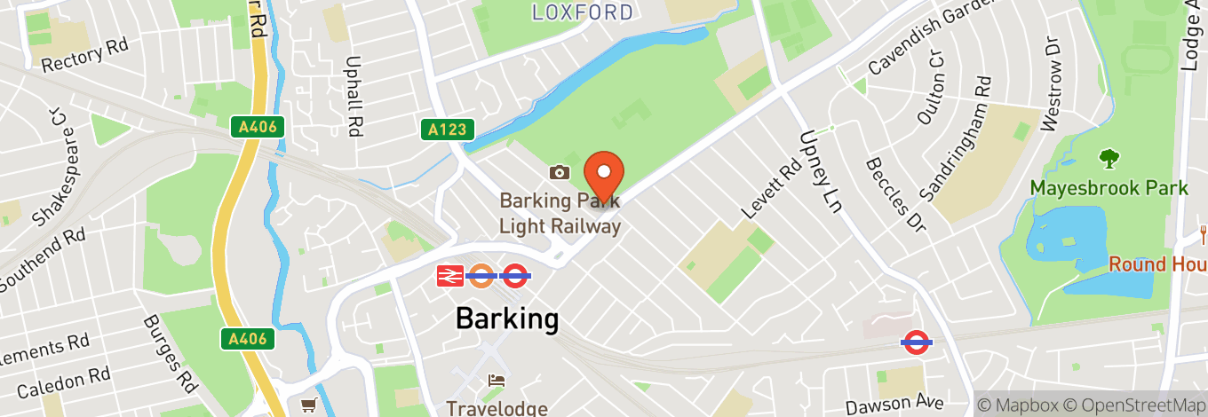 Map of Barking Park
