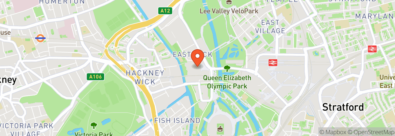 Map of Copper Box Arena