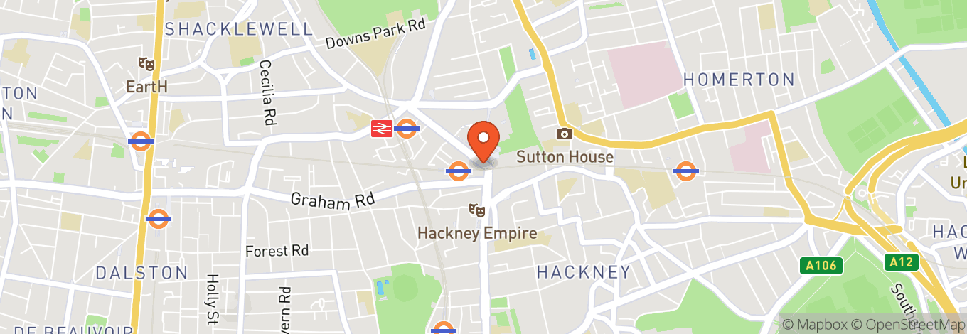 Map of Oslo Hackney
