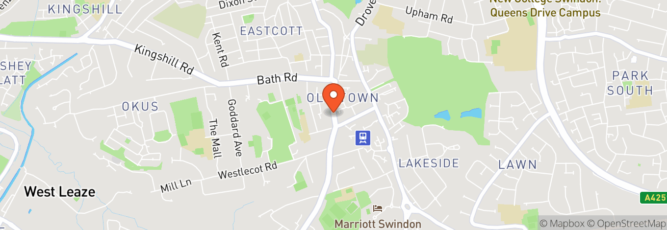 Map of Swindon Arts Centre