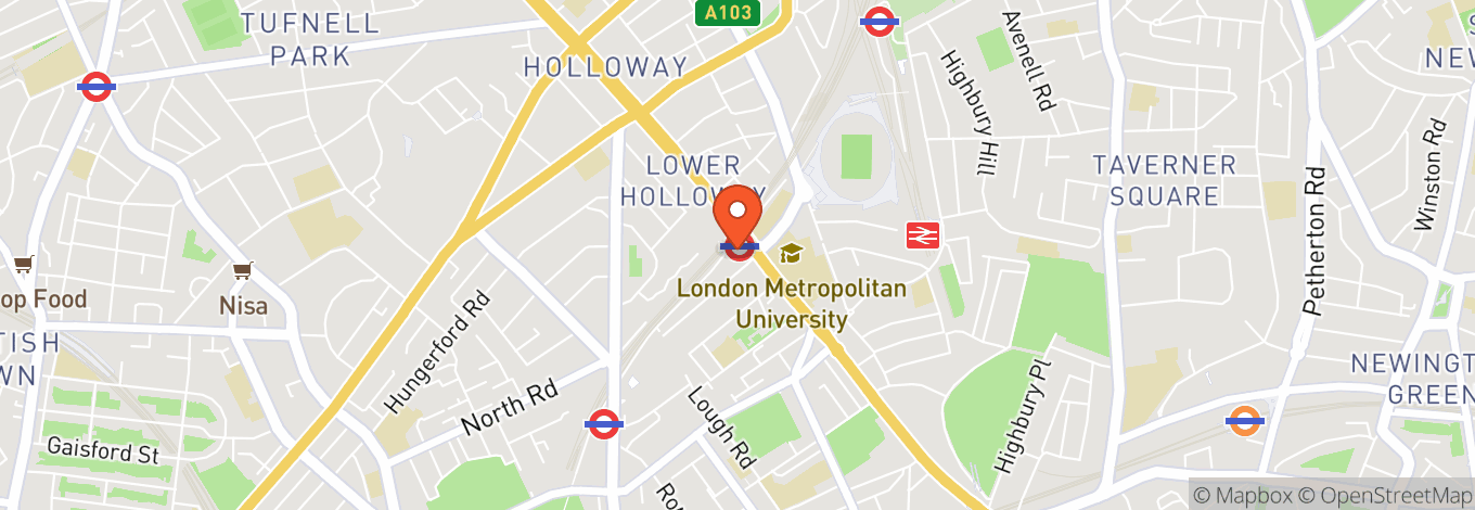 Map of N7 London