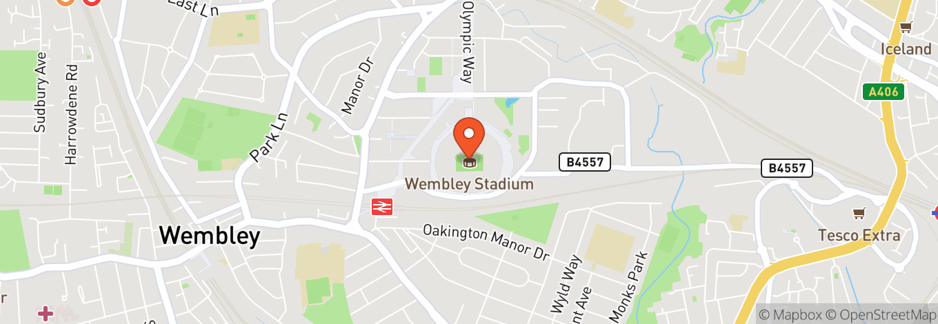 Map of Wembley Park