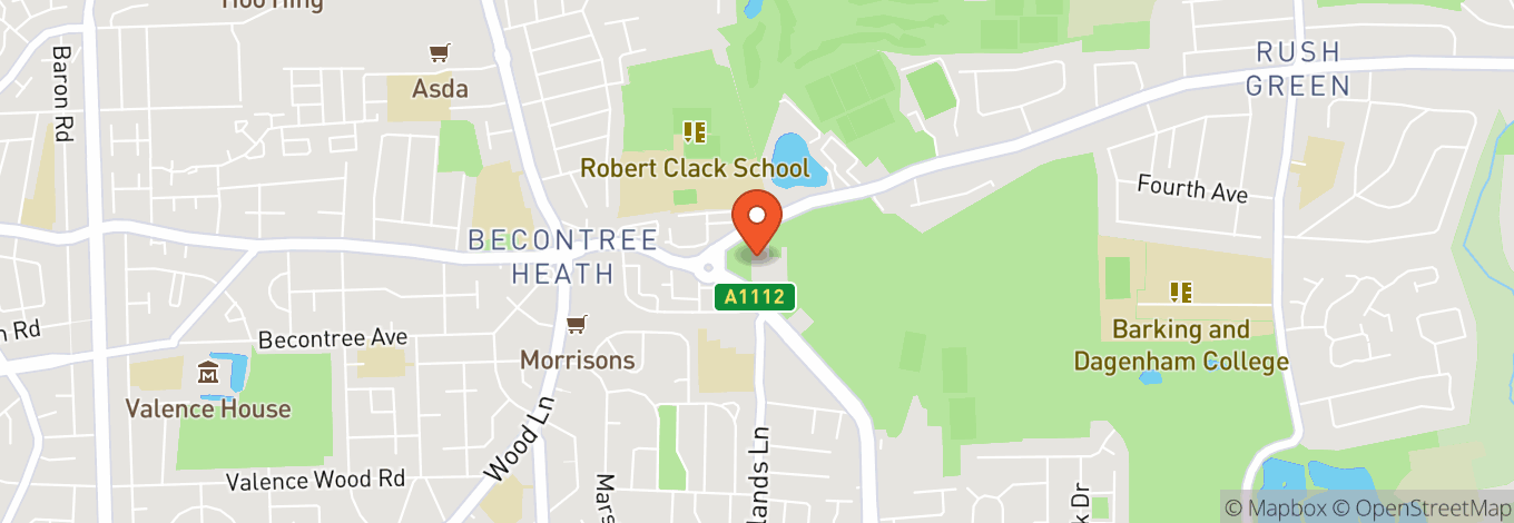 Map of Cu