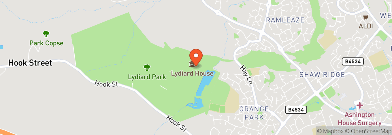 Map of Lydiard Park