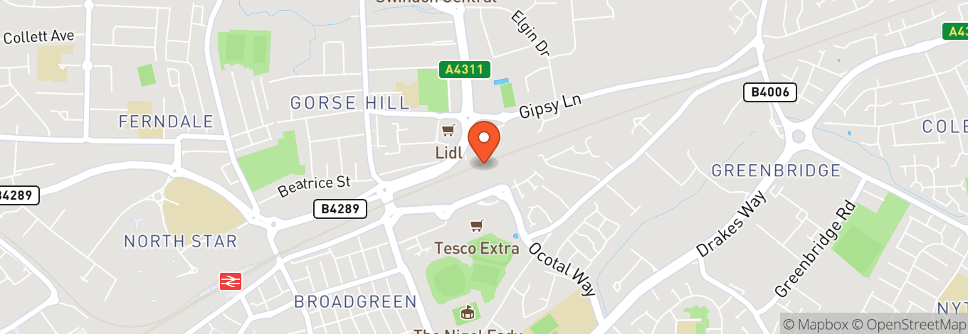 Map of Swindon Cricket Club