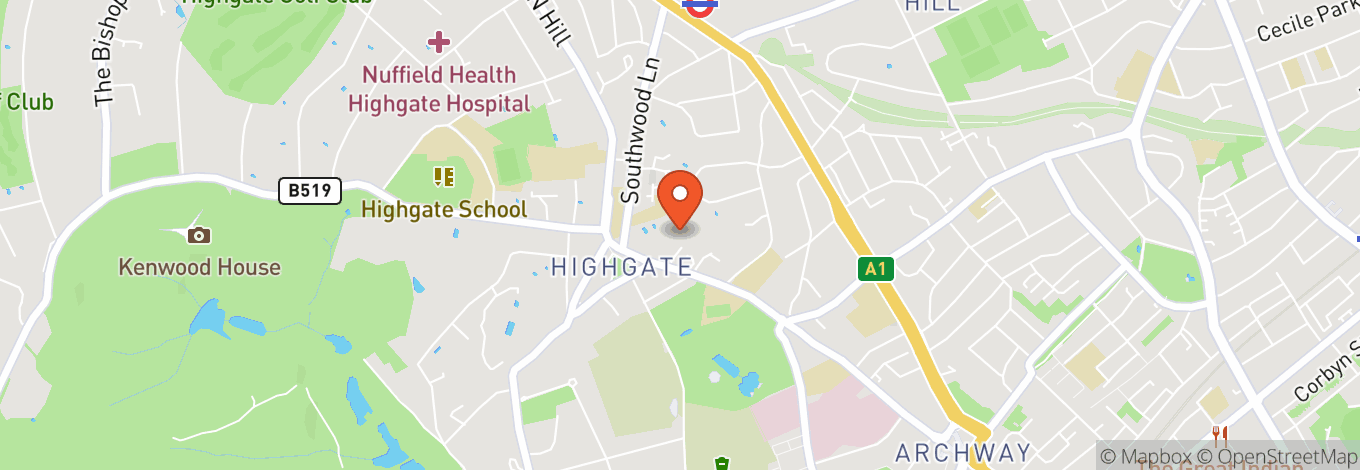 Map of Omved Gardens