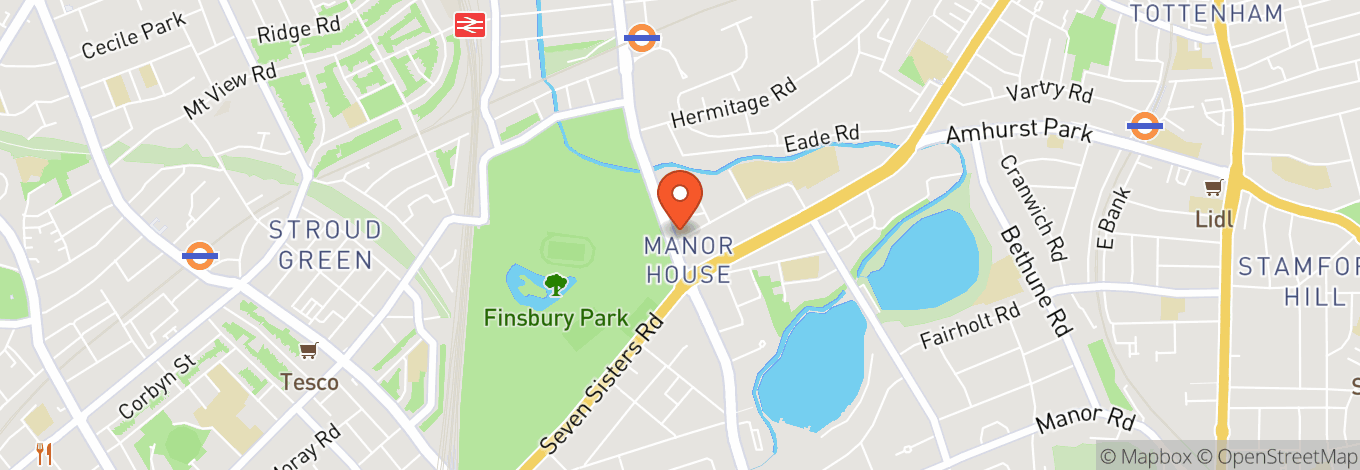 Map of The Finsbury