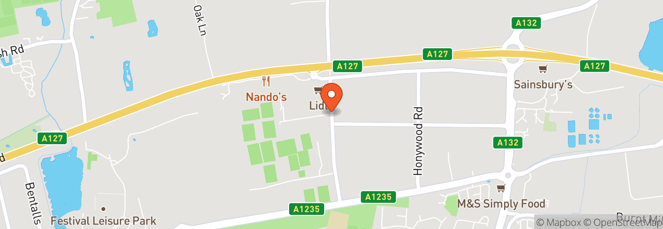 Map of Basildon Sport & Leisure Club (Formerly Selex)