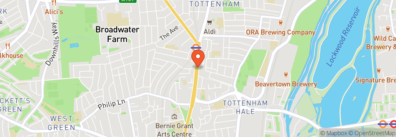 Map of Neasden Studios
