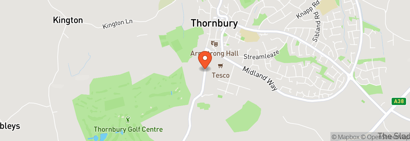 Map of Thornbury Golf Centre