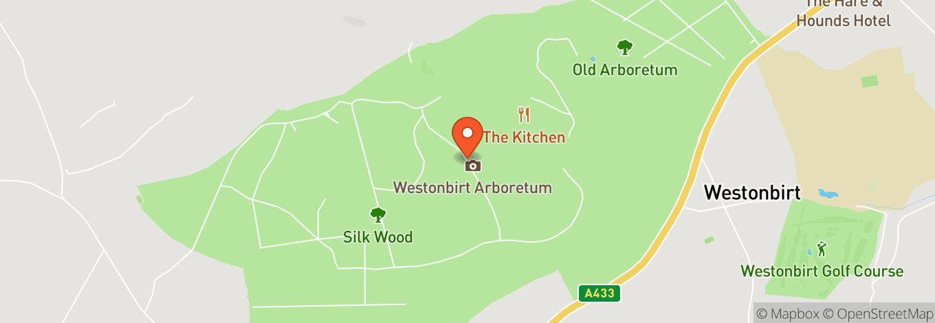 Map of Westonbirt, The National Arboretum