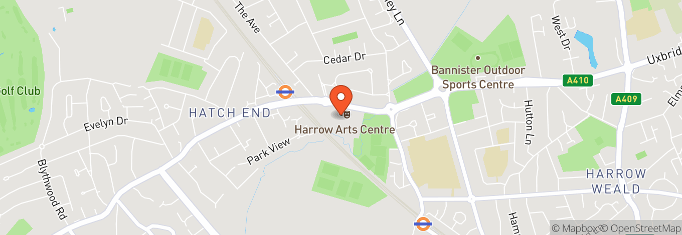 Map of Harrow Arts Centre