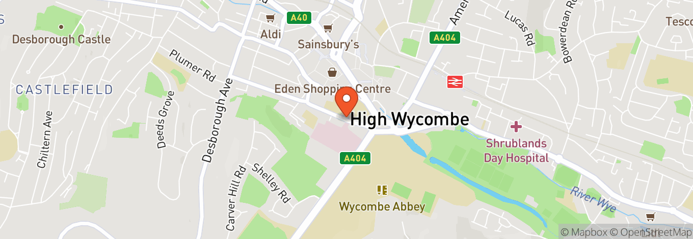 Map of The Venue, Bucks - Bucks Students' Union