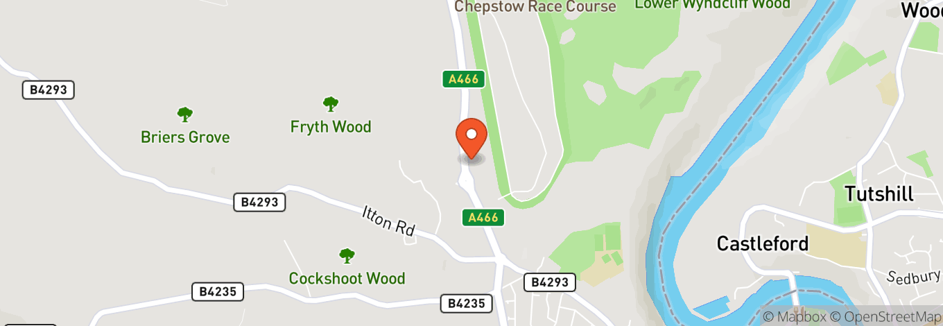 Map of Chepstow Racecourse