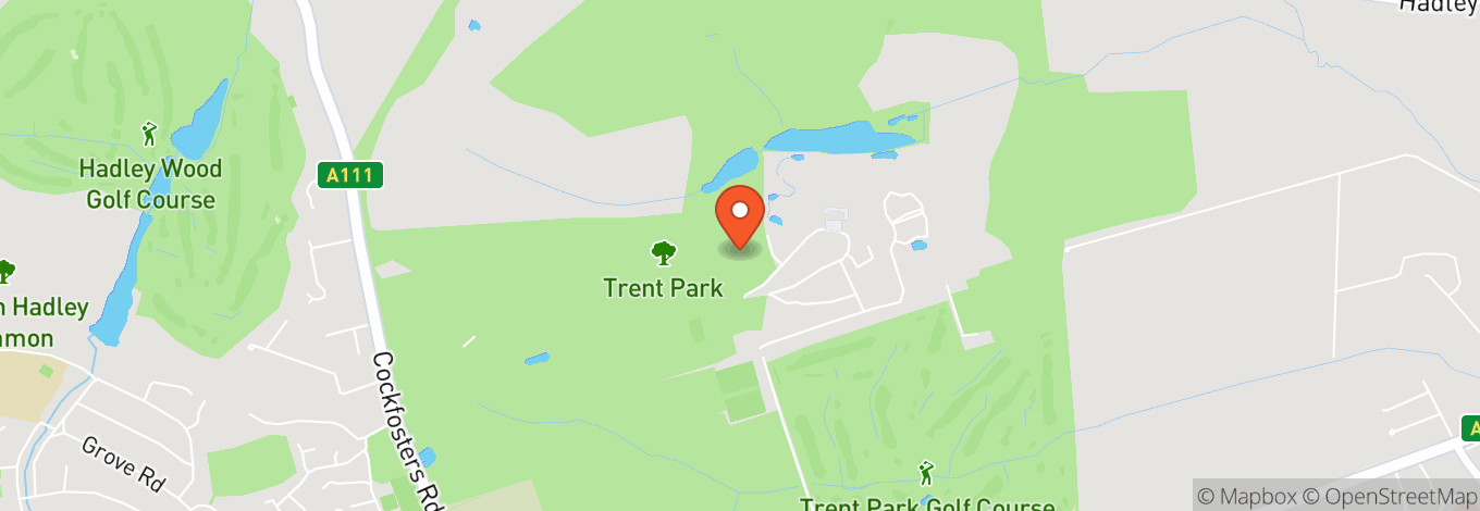 Map of Trent Park