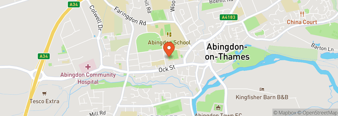 Map of Abingdon Airfield