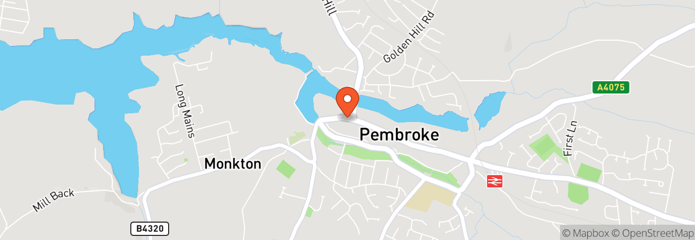 Map of Pembrokeshire National Park