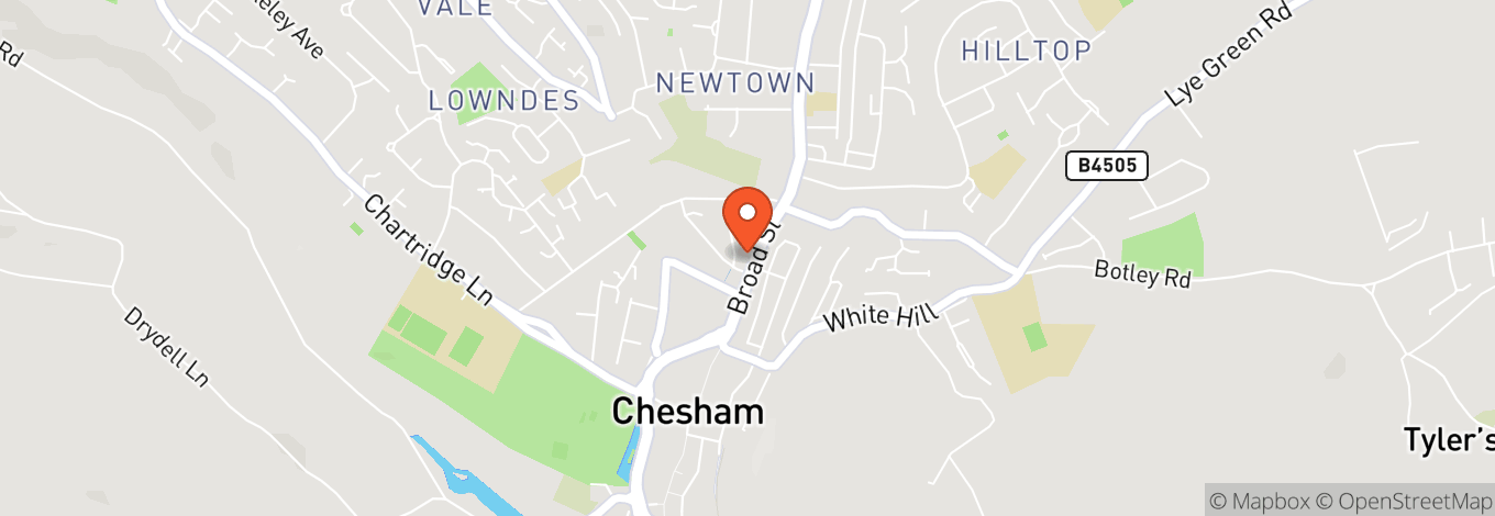 Map of The Elgiva Theatre in Chesham