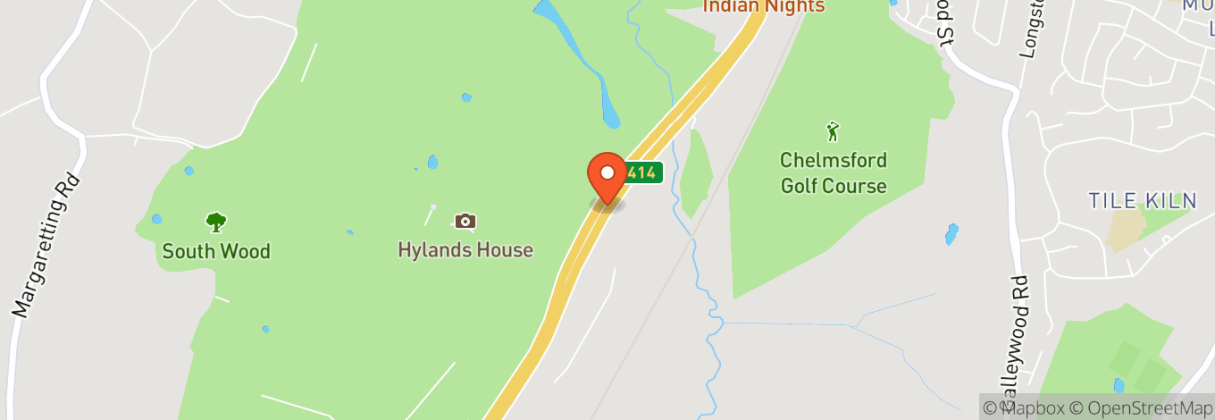 Map of Hylands House