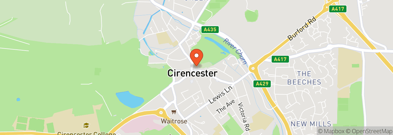 Map of Church of St John the Baptist