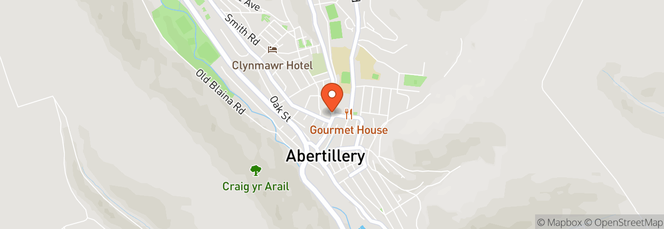 Map of Ebbw Vale