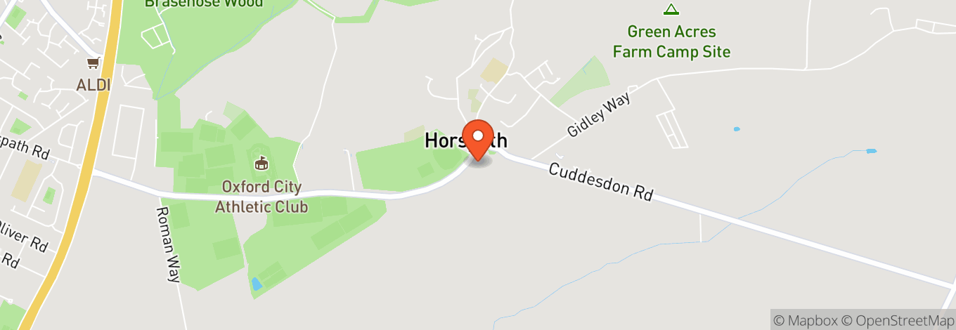 Map of Horspath Athletics And Sports Ground