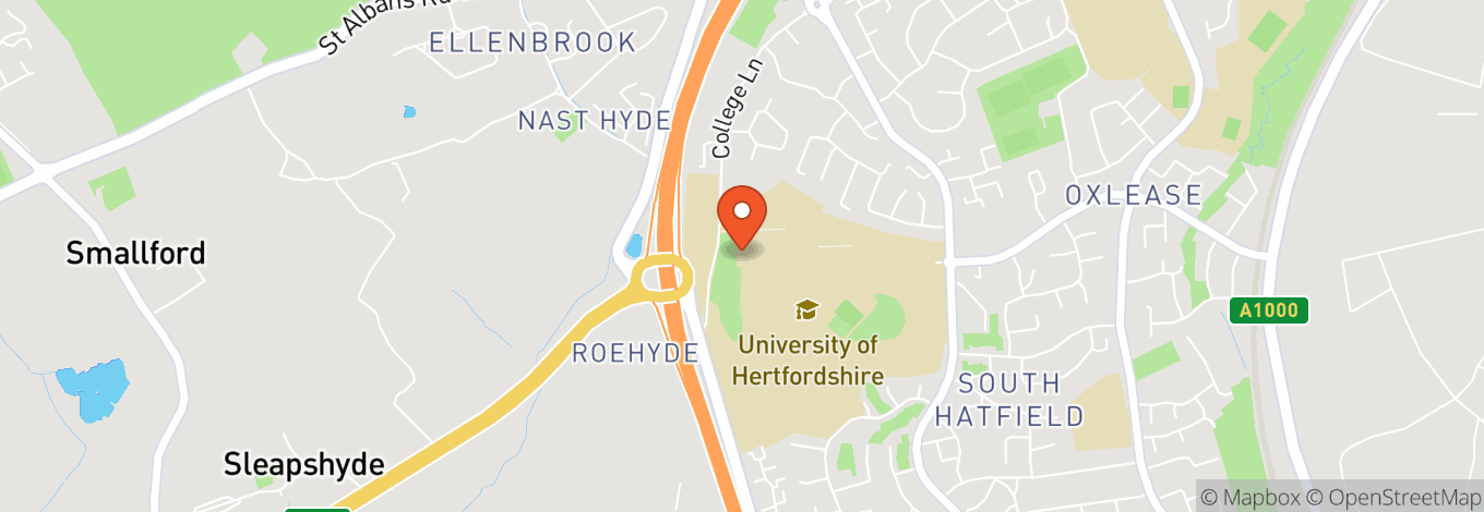 Map of The Forum (Hatfield)