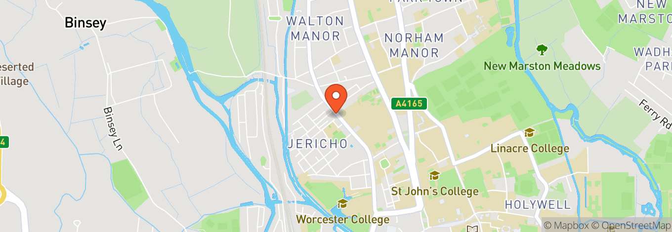 Map of The Jericho Tavern