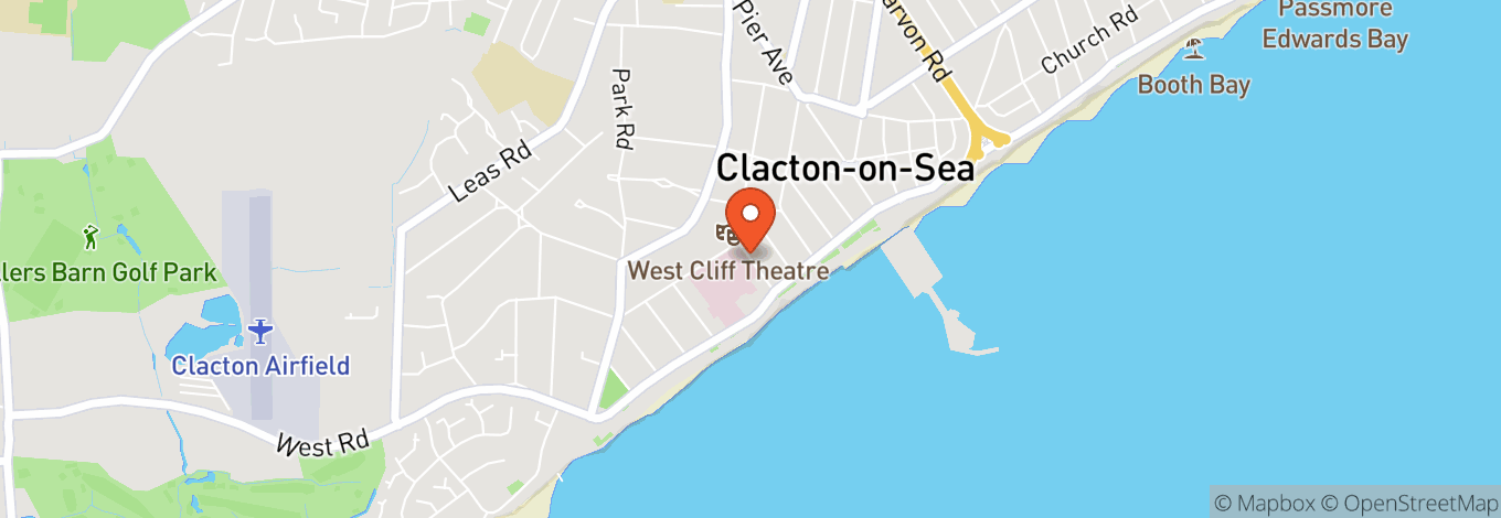 Map of West Cliff Theatre