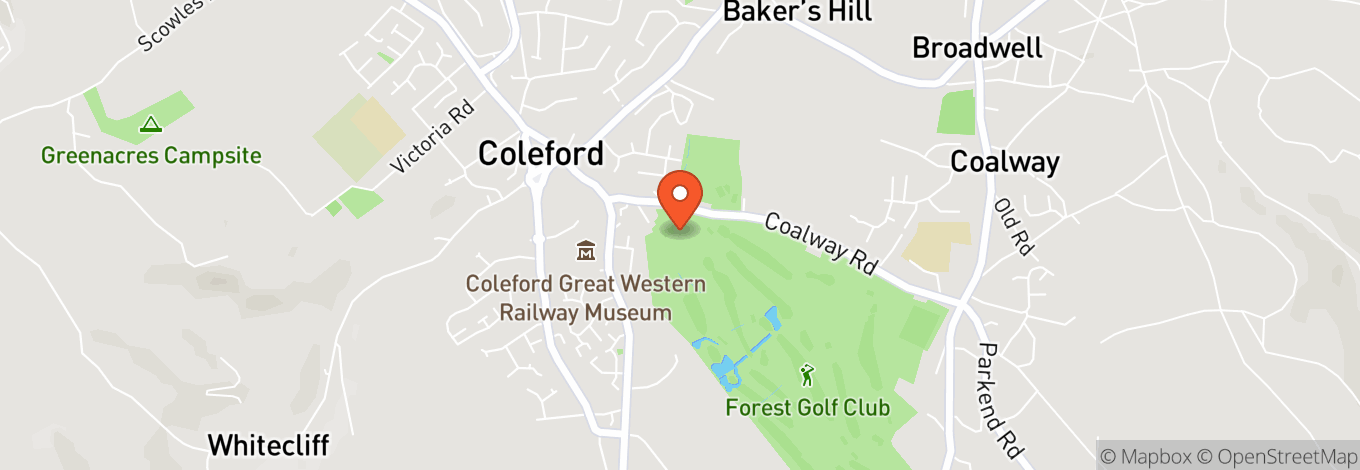 Map of Coleford Tourist Information Centre