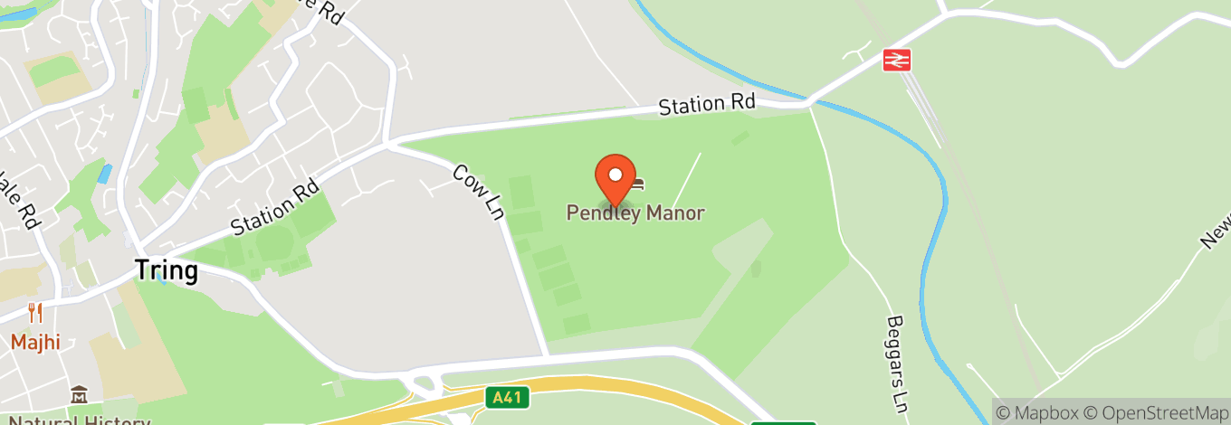 Map of Pendley Manor