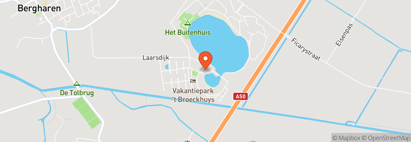 Map of Vakantiepark De Groene Heuvels