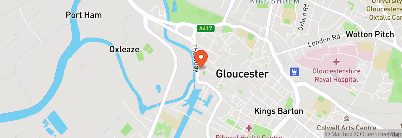 Map of Hmp Gloucester