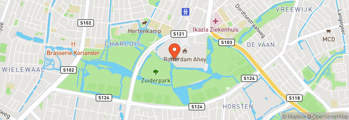 Map of Rotterdam Ahoy