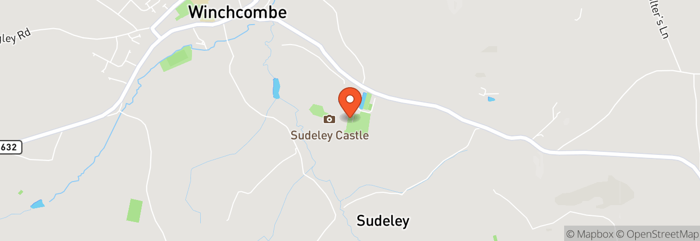 Map of Sudeley Castle